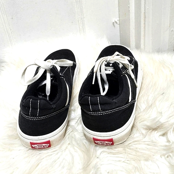 Van's Seldan Black Slip On Sneakers Size 10 - Picture 6 of 7